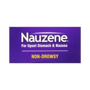 Nauzene Wild Cherry Flavor Non-Drowsy For Upset Stomach & Nausea Chewable Tablets, 42 Count