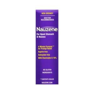 Nauzene Wild Cherry Flavor Non-Drowsy For Upset Stomach & Nausea Chewable Tablets, 42 Count
