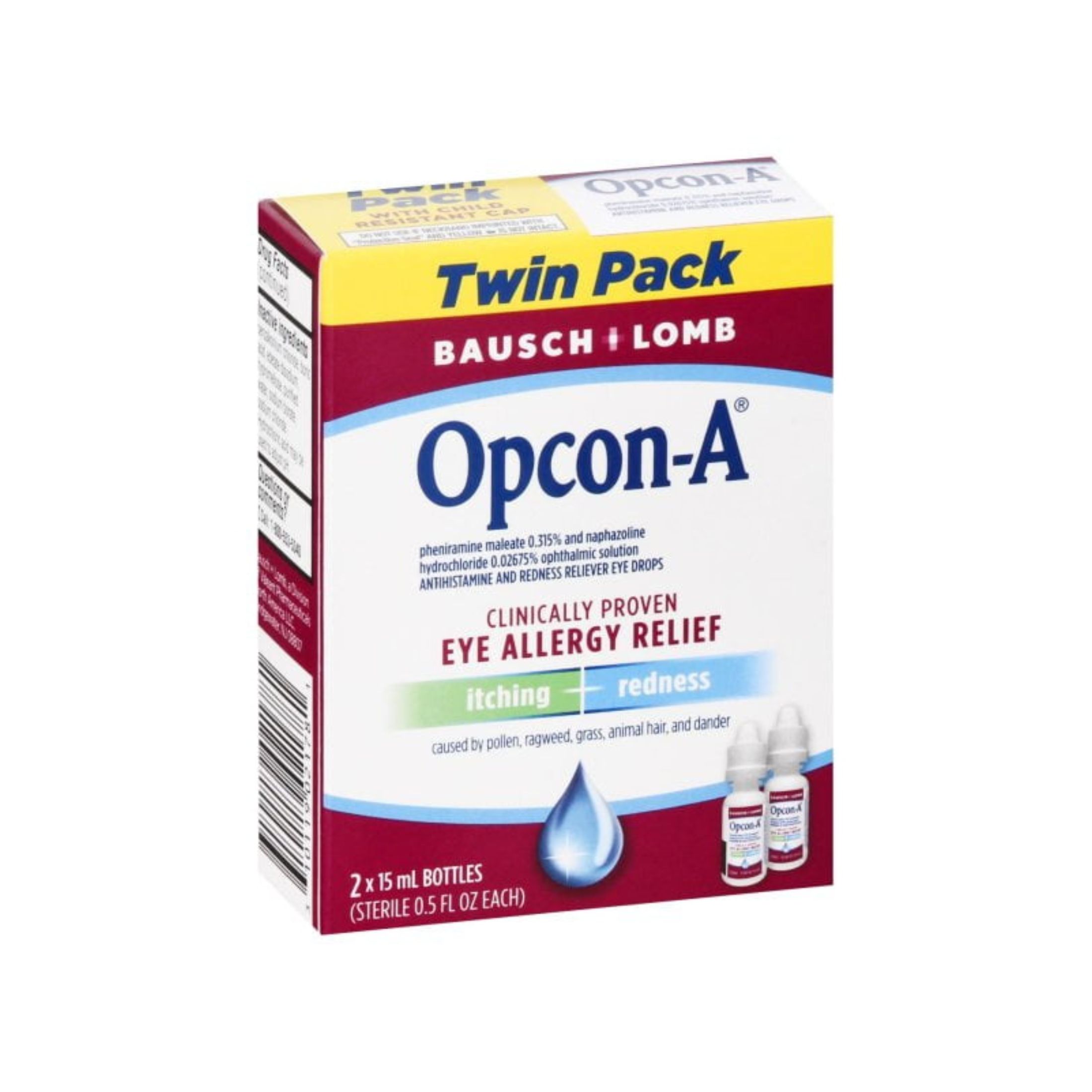 Bausch & Lomb Opcon-A Eye Allergy Relief Drops