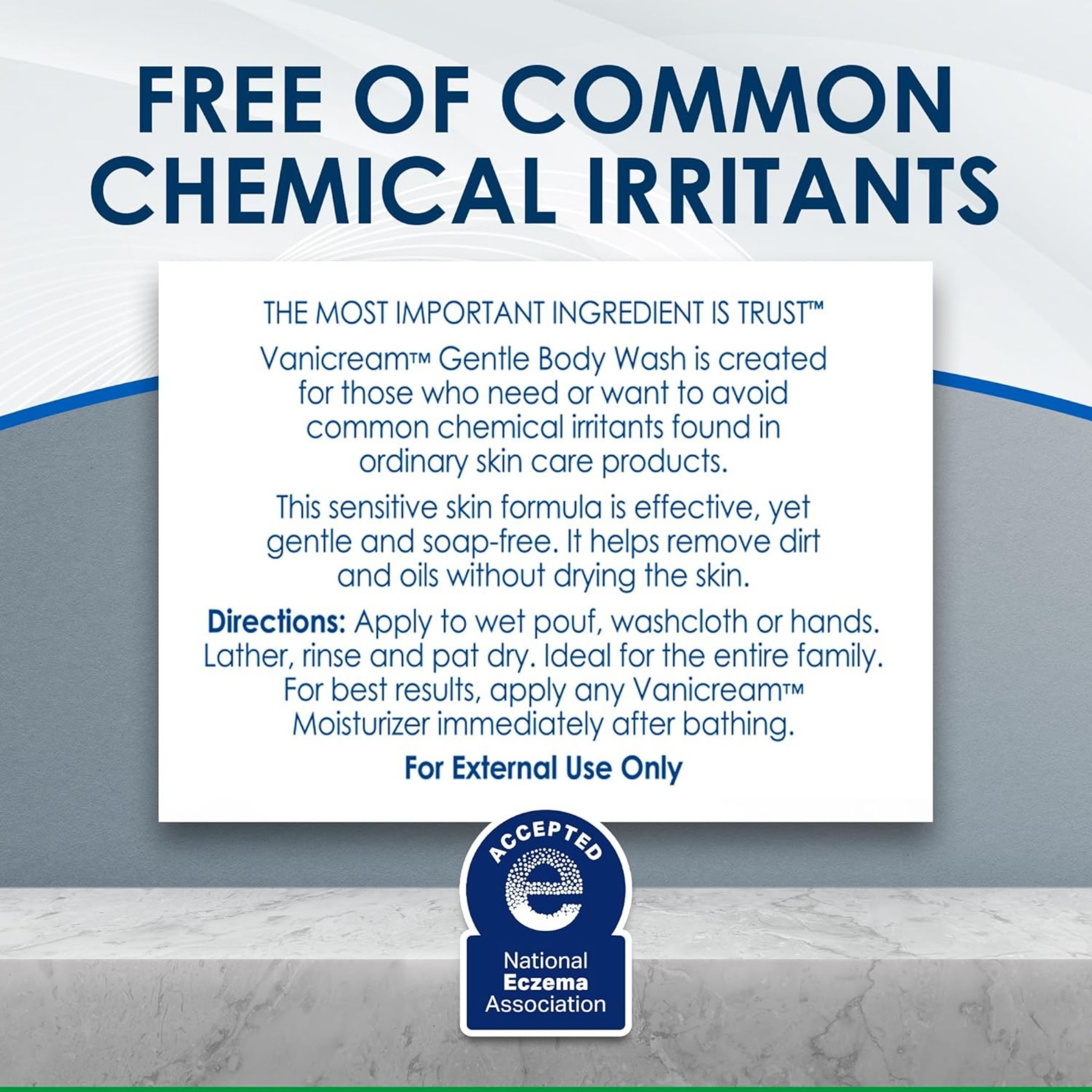 Vanicream Liquid Cleanser - 8 Fl Oz - Unscented, Gluten-Free Formula For Sensitive Skin