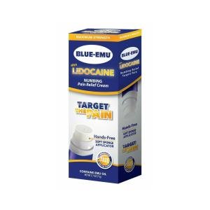 Blue-Emu 3 Pack - Lidocaine Numbing Pain Relief Cream, Maximum Strength 0.25 Oz