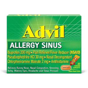 Advil Allergy Sinus Coated Caplets