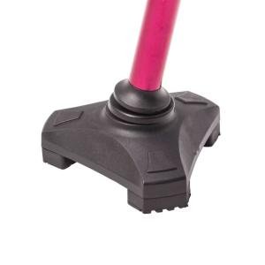 Drive Medical HurryCane Freedom Edition Folding Cane With T Handle, Red