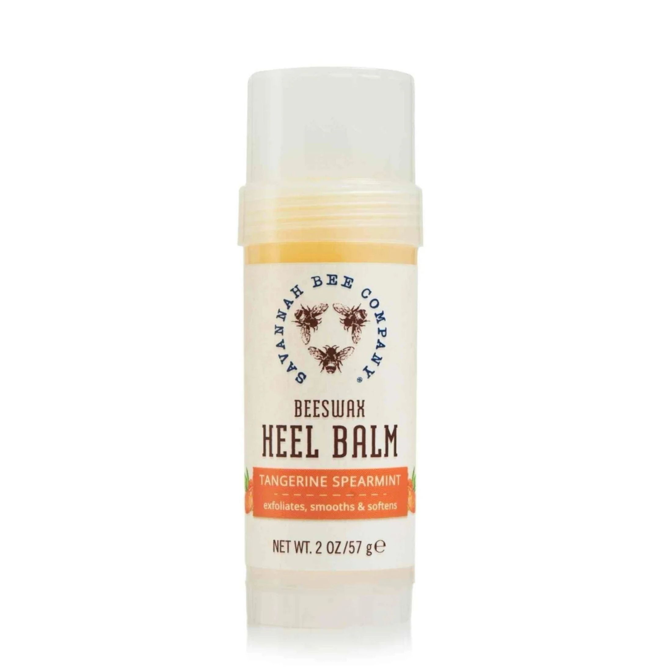 Savannah Bee Beeswax Heel Balm - Tangerine & Spearmint