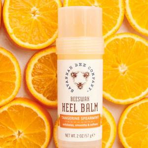 Savannah Bee Beeswax Heel Balm - Tangerine & Spearmint