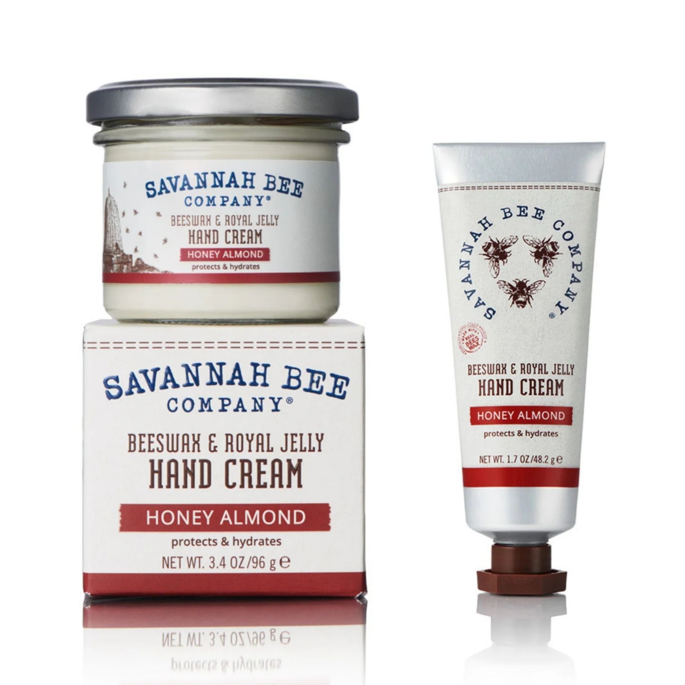 Savannah Bee Honey Almond Beeswax Hand Cream - 1.7Oz