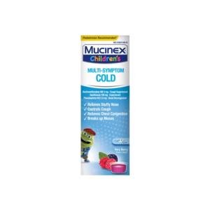 Mucinex Multi Symptom Cold  Very Berry Liquid 4 Fl Oz