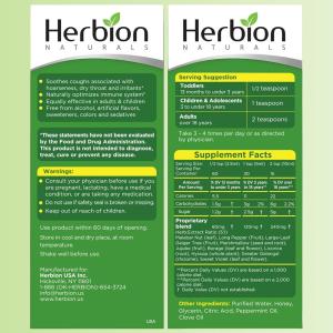 Herbion Naturals Throat Syrup - All Natural - 5 Oz