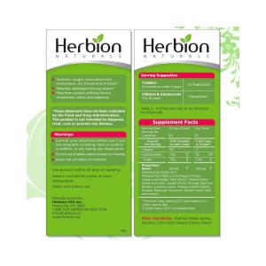 Herbion Naturals Throat Syrup All Natural Cherry For Children 5 Oz