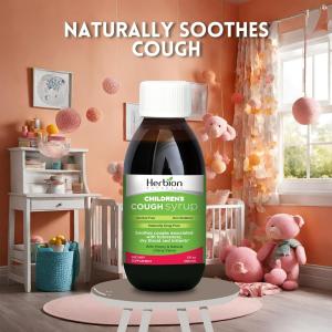 Herbion Naturals Throat Syrup All Natural Cherry For Children 5 Oz