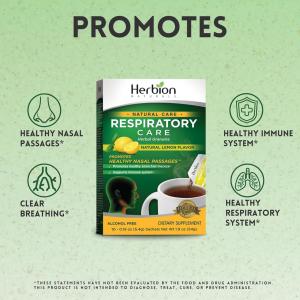 Herbion Naturals Respiratory Care Herbal Granules, Natural Lemon Flavor