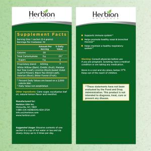 Herbion Naturals Respiratory Care Herbal Granules, Natural Lemon Flavor