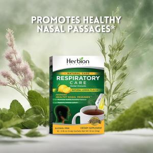 Herbion Naturals Respiratory Care Herbal Granules, Natural Lemon Flavor