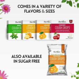 Herbion Naturals All Natural Cough Drops, Orange 18 Lozenges