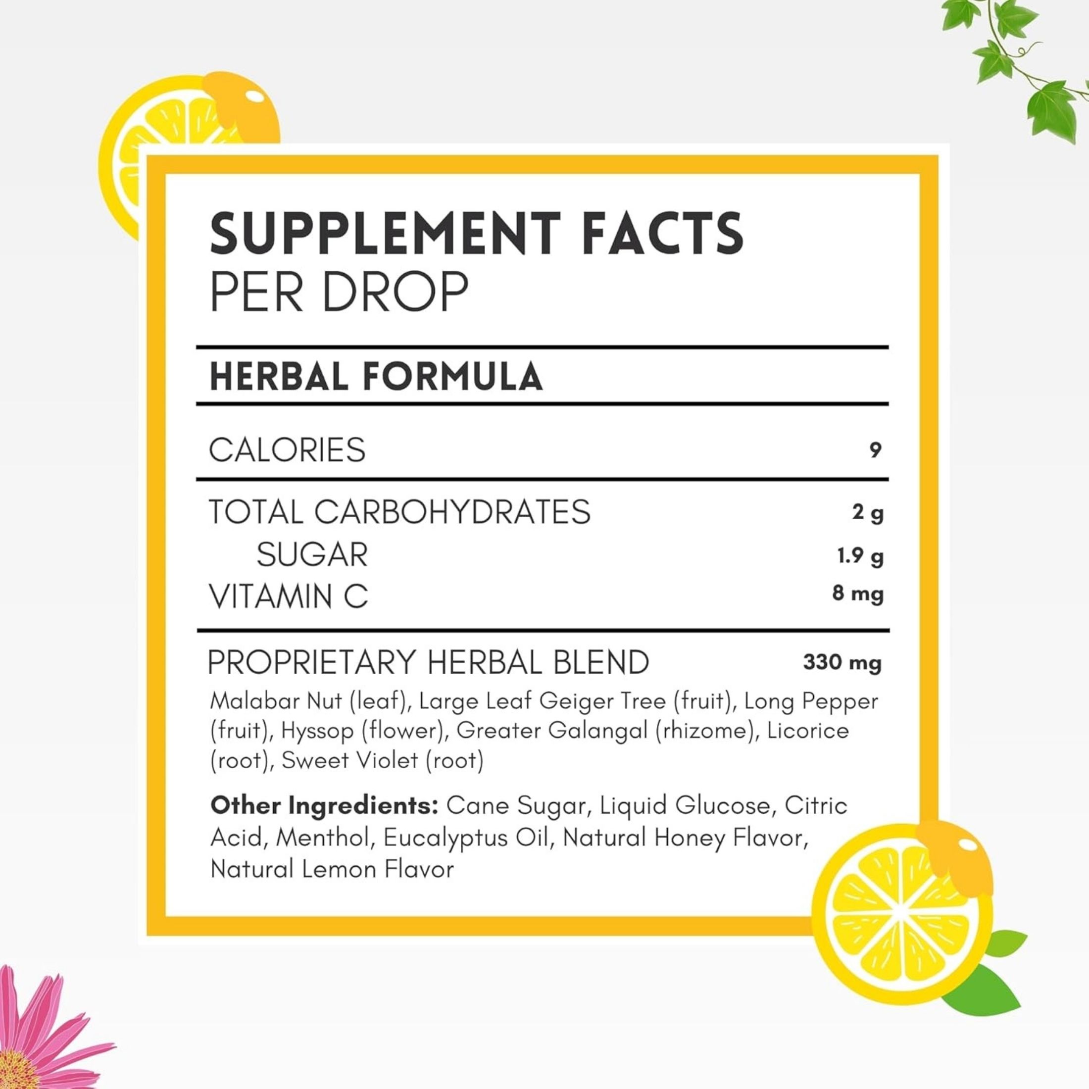 Herbion Naturals Cough Drops All Natural Honey Lemon, 1 Each