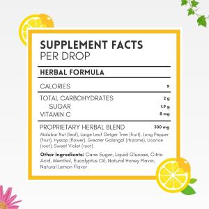 Herbion Naturals Cough Drops All Natural Honey Lemon, 1 Each