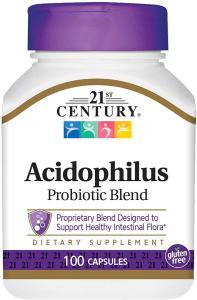21st Century Acidophilus Probiotic Blend - 100 Capsules