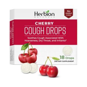 Herbion Naturals Cough Drops Cherry - 1 Each