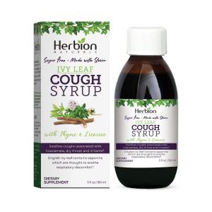 Herbion Naturals Ivy Leaf Syrup With Thyme, Sugar Free, 5 Oz