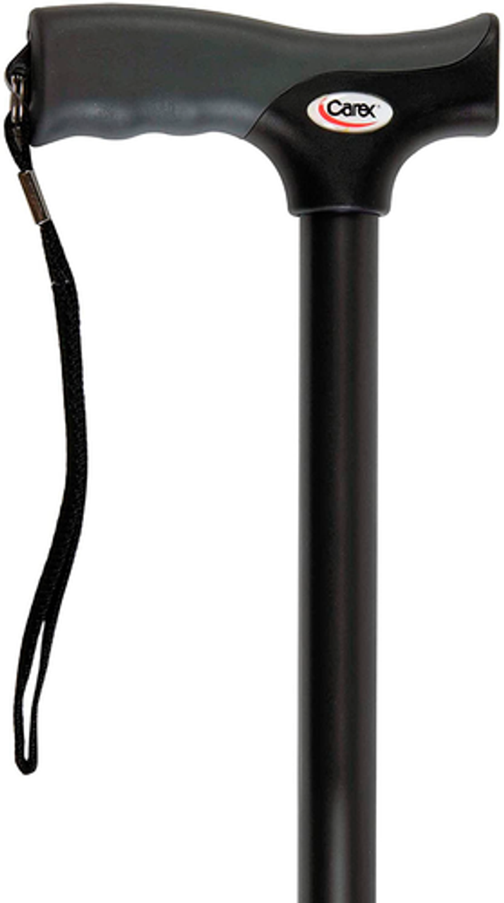 Carex Cane Derby Soft Grip Black