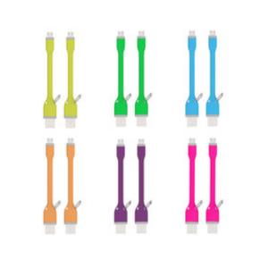 Shorteez 4.5 Inch Micro-USB Keychain Cable - TECH N' COLOR