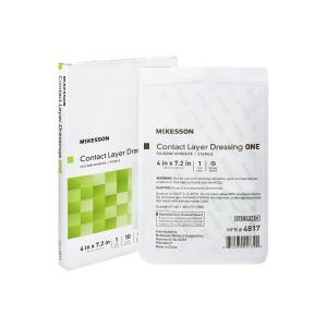 McKesson Brand Wound Contact Layer Dressing Rectangle Sterile 70/CS