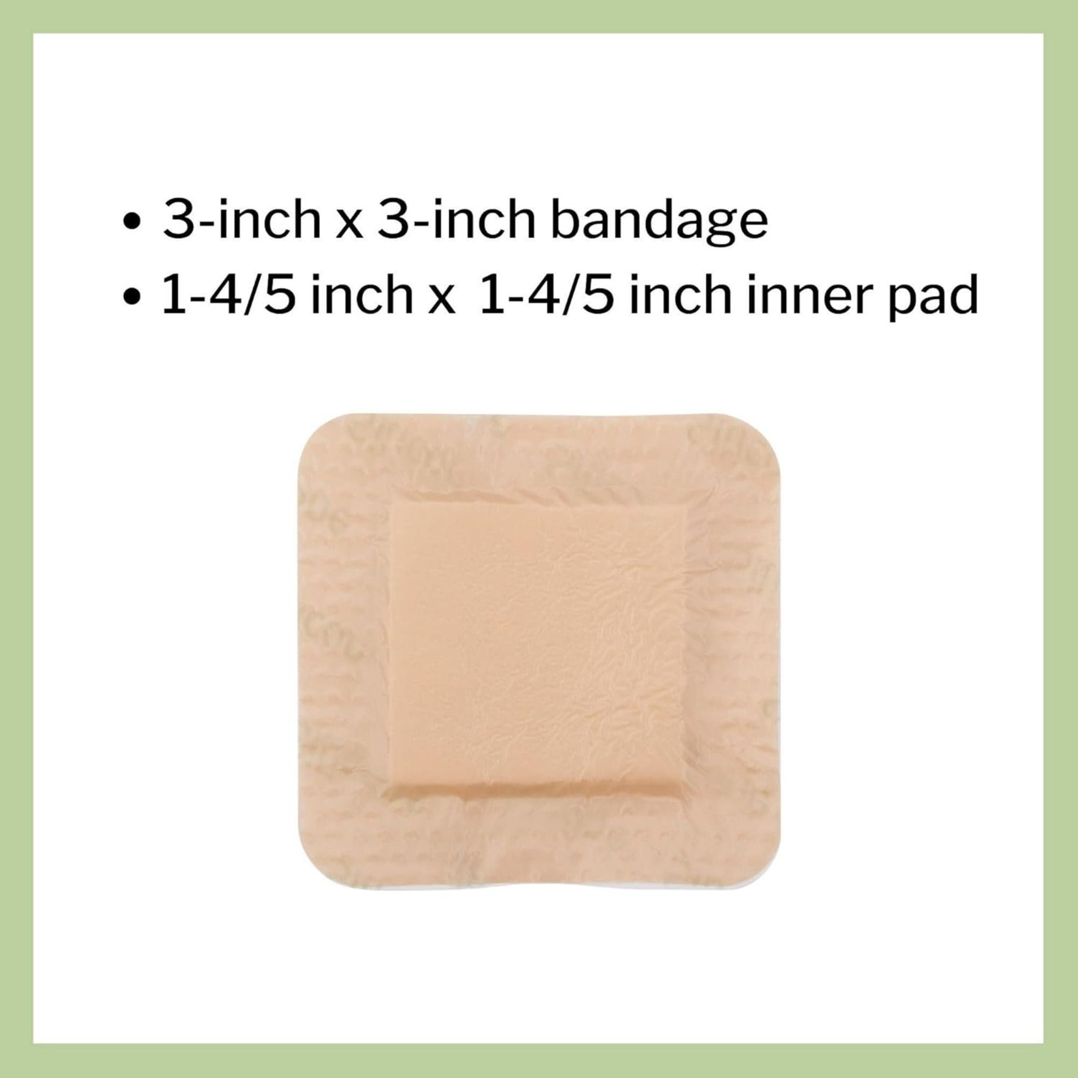 McKesson Silicone Foam Dressing Square With Border Film Backing