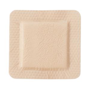 McKesson Foam Dressing 4 X 4 Inch With Border Film Backing Silicone Gel 4843