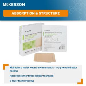 McKesson Silicone Foam Dressing Count Of 200
