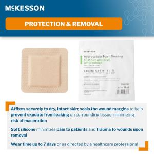 McKesson Silicone Foam Dressing Count Of 200