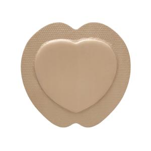 McKesson Foam Dressing 7 X 7 Inch With Border Film Backing Silicone Gel 4845