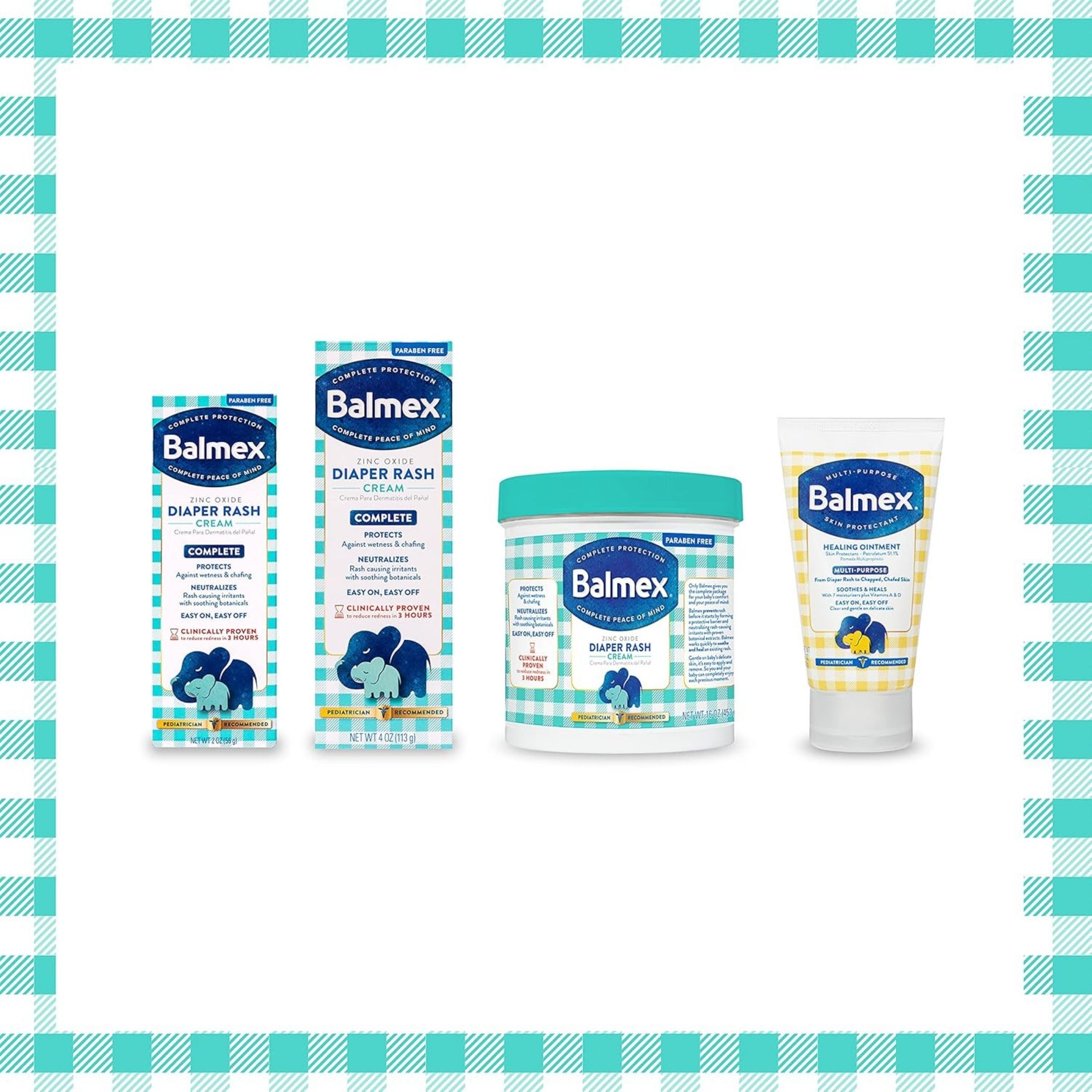 Balmex Complete Protection Baby Diaper Rash Cream, 4 Oz