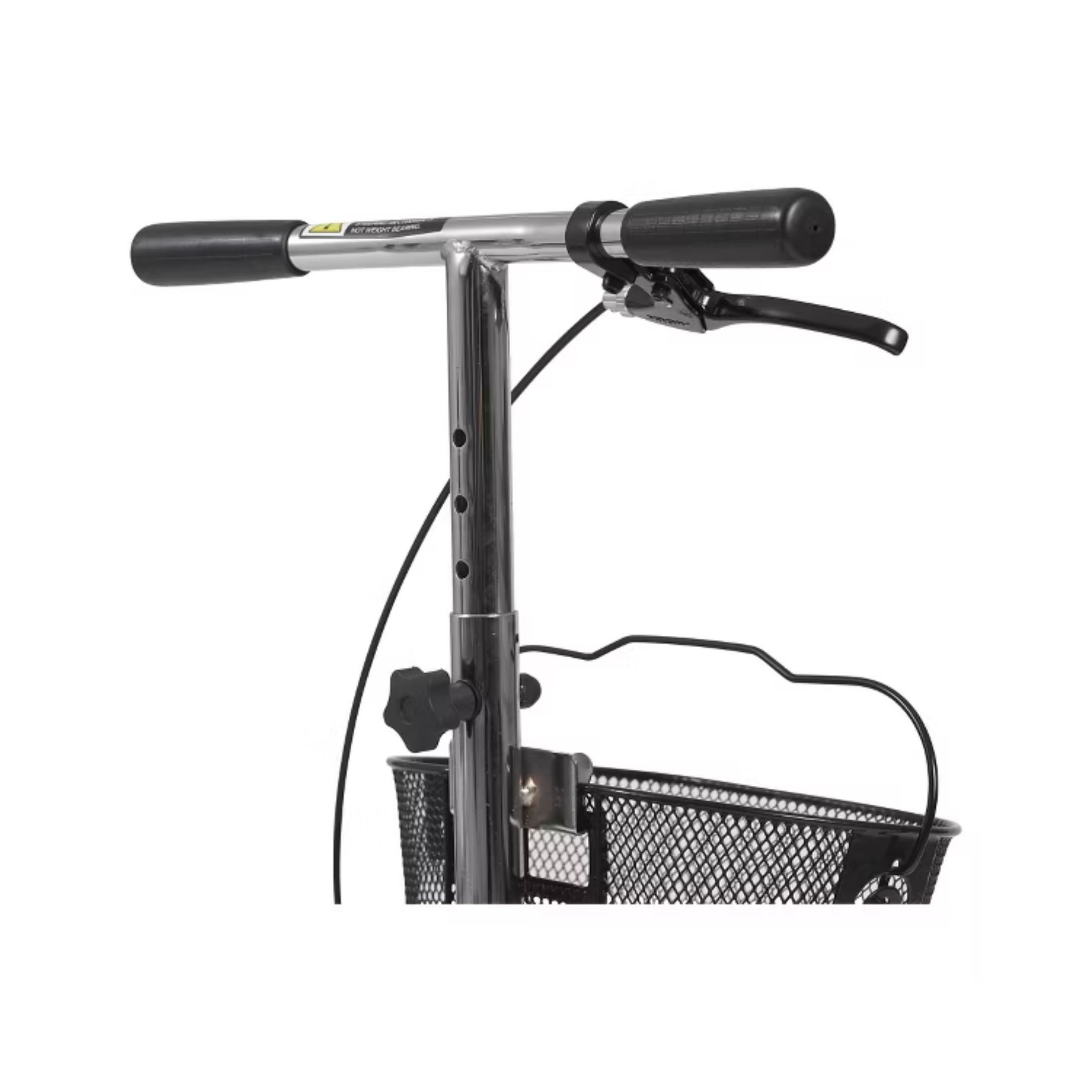 Drive Medical Dual Pad Steerable Knee Walker With Basket, Alternative To Crutches