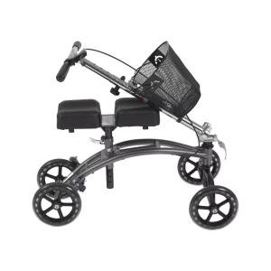 Drive Medical Dual Pad Steerable Knee Walker With Basket, Alternative To Crutches
