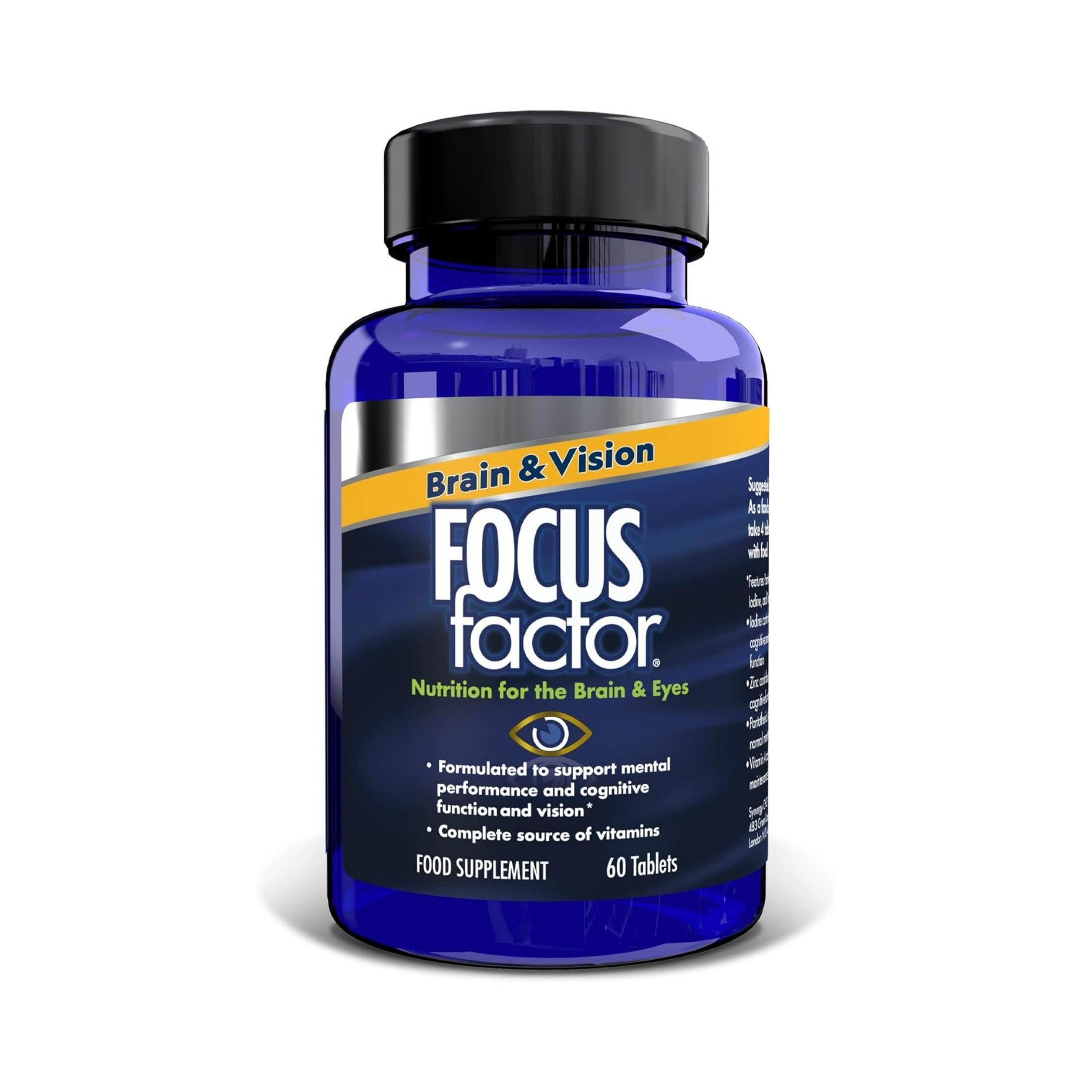 Focus Factor Nutrition Tablets For Brain And Eyes Health