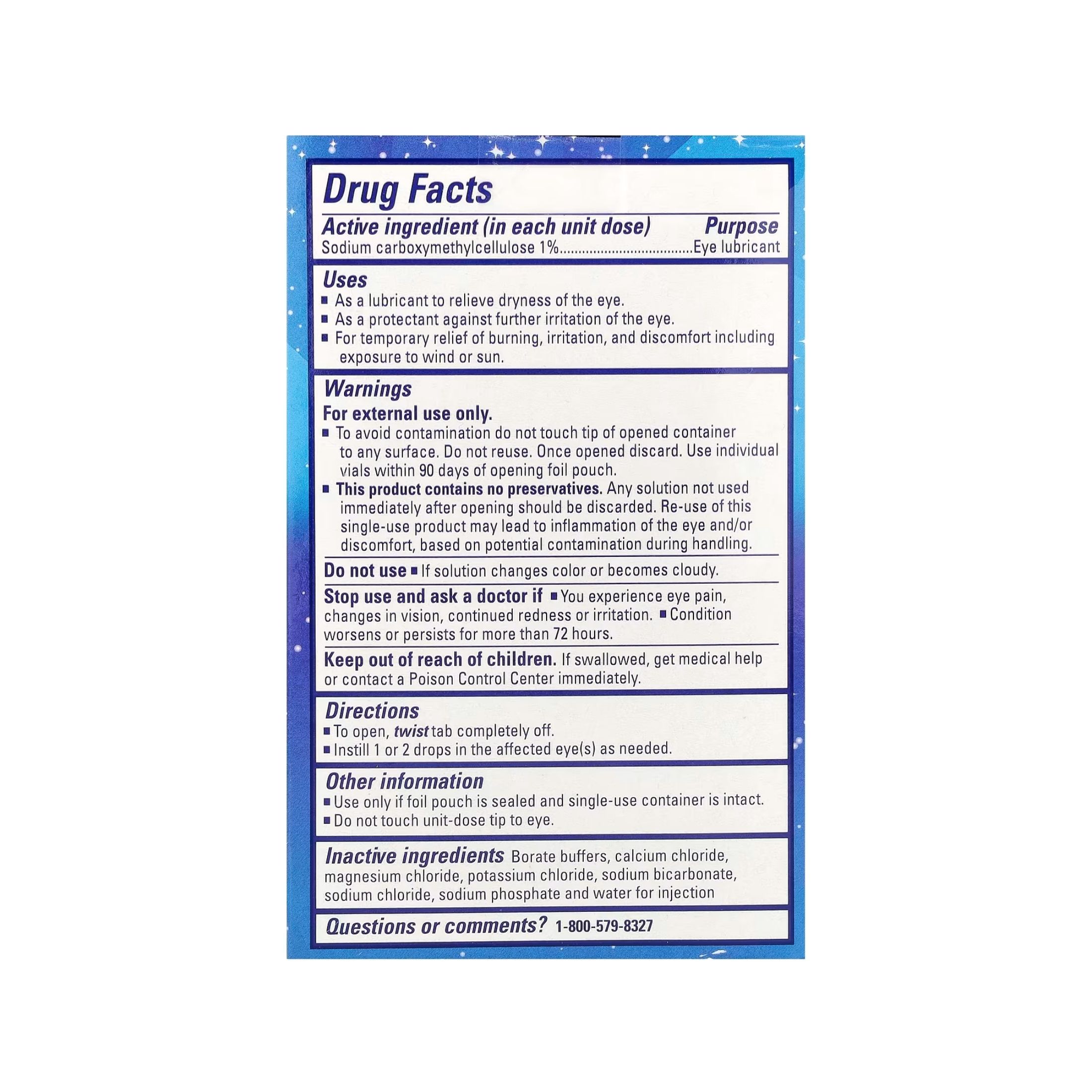 TheraTears Liquid Gel Preservative-Free Nighttime Dry Eye Therapy Vials