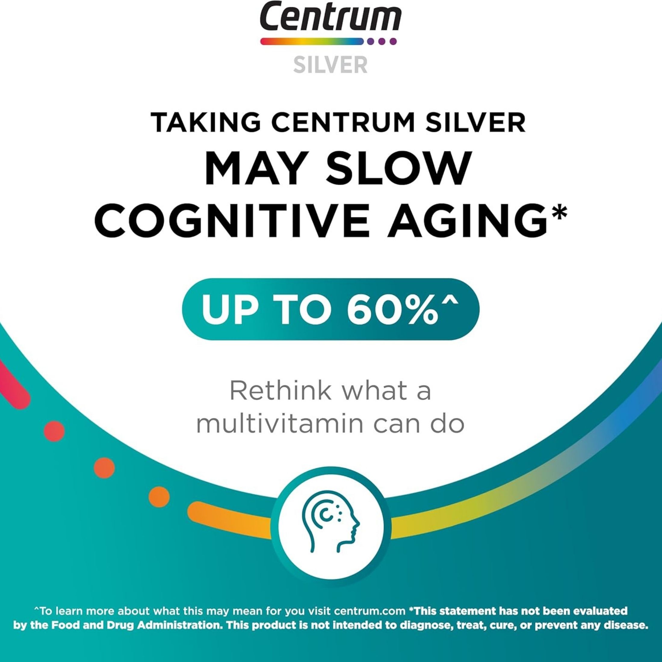 Centrum Silver Women's Multivitamin For Women 50 Plus, Multivitamin/Multimineral Supplement With Vitamin D3, B Vitamins, Calcium And Antioxidants, Gluten Free, Non-GMO Ingredients