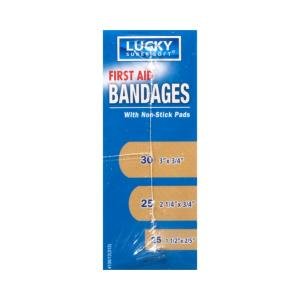 Lucky Super Soft First Aid Bandages, Family Pack
