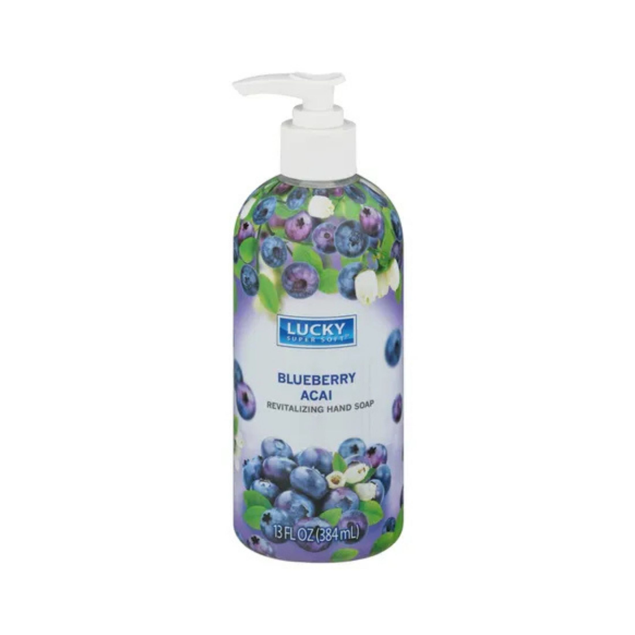 Lucky Super Soft Revitalizing Blueberry Acai Hand Soap 13 Fl Oz