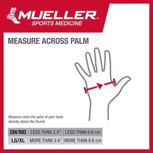 Mueller Compression & Support Gloves, Medium