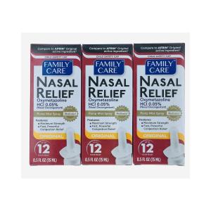 Family Care Original Nasal Mist Spray 0.5oz 6ct