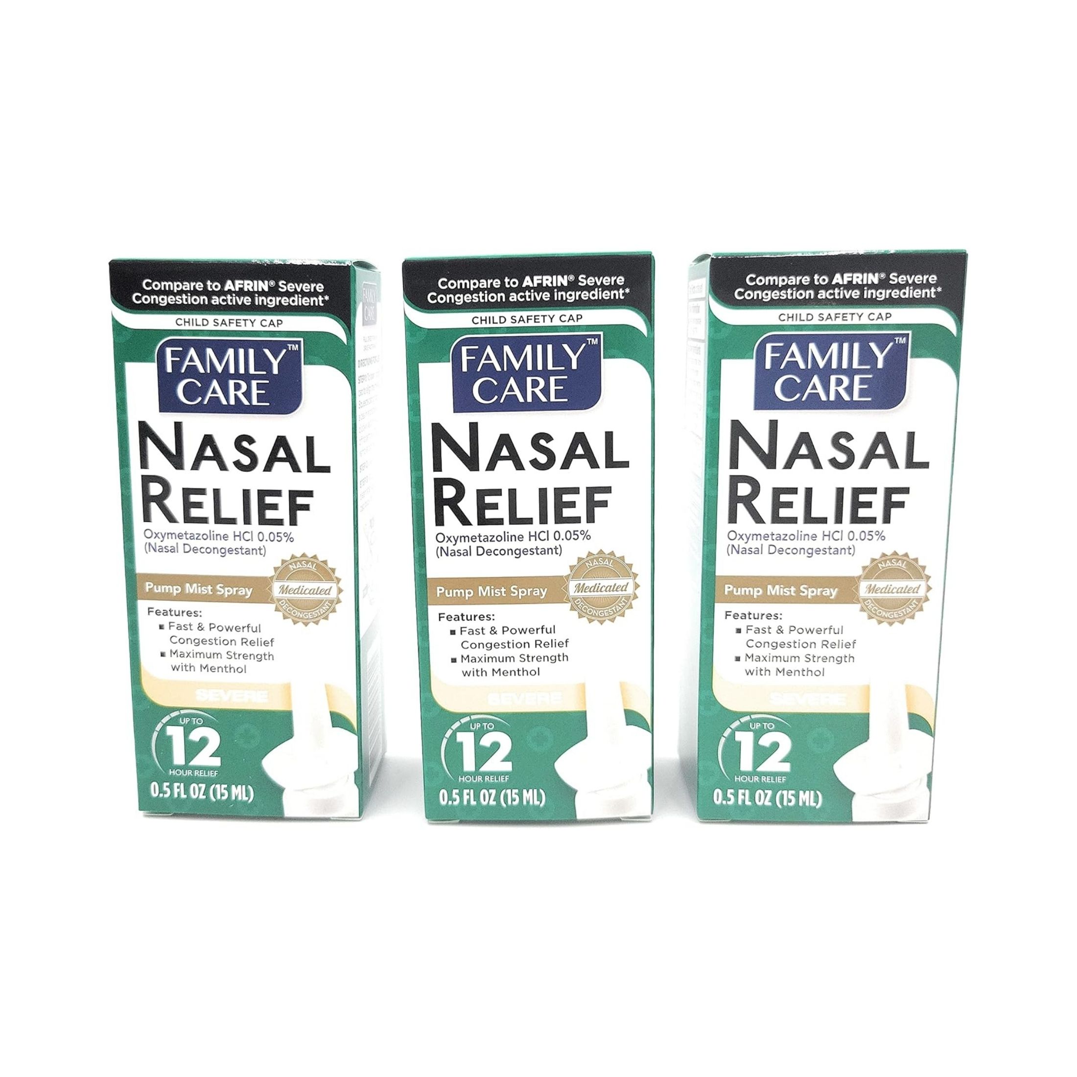 Family Care F.C Nasal Relief Mist 0.5oz Severe-whole