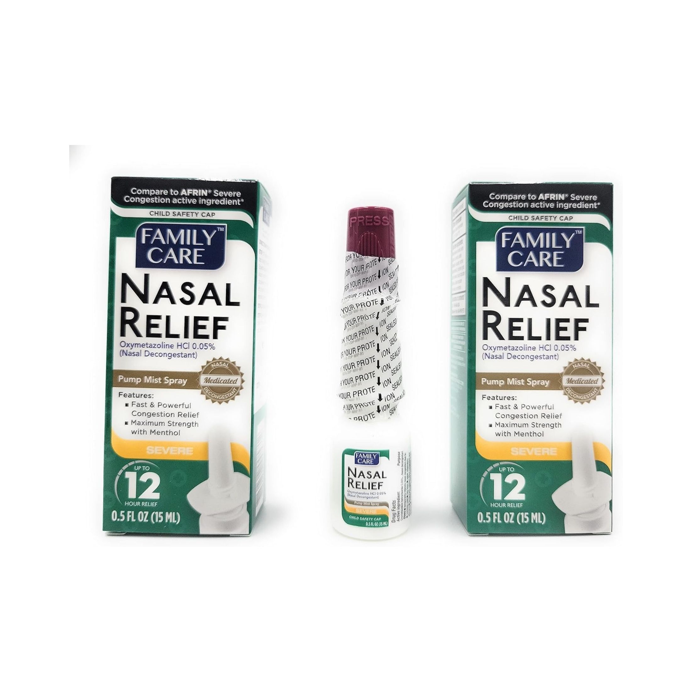Family Care F.C Nasal Relief Mist 0.5oz Severe-whole