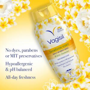 Vagisil Scentsitive Scents White Jasmine Daily Intimate Wash 12 Fl Oz