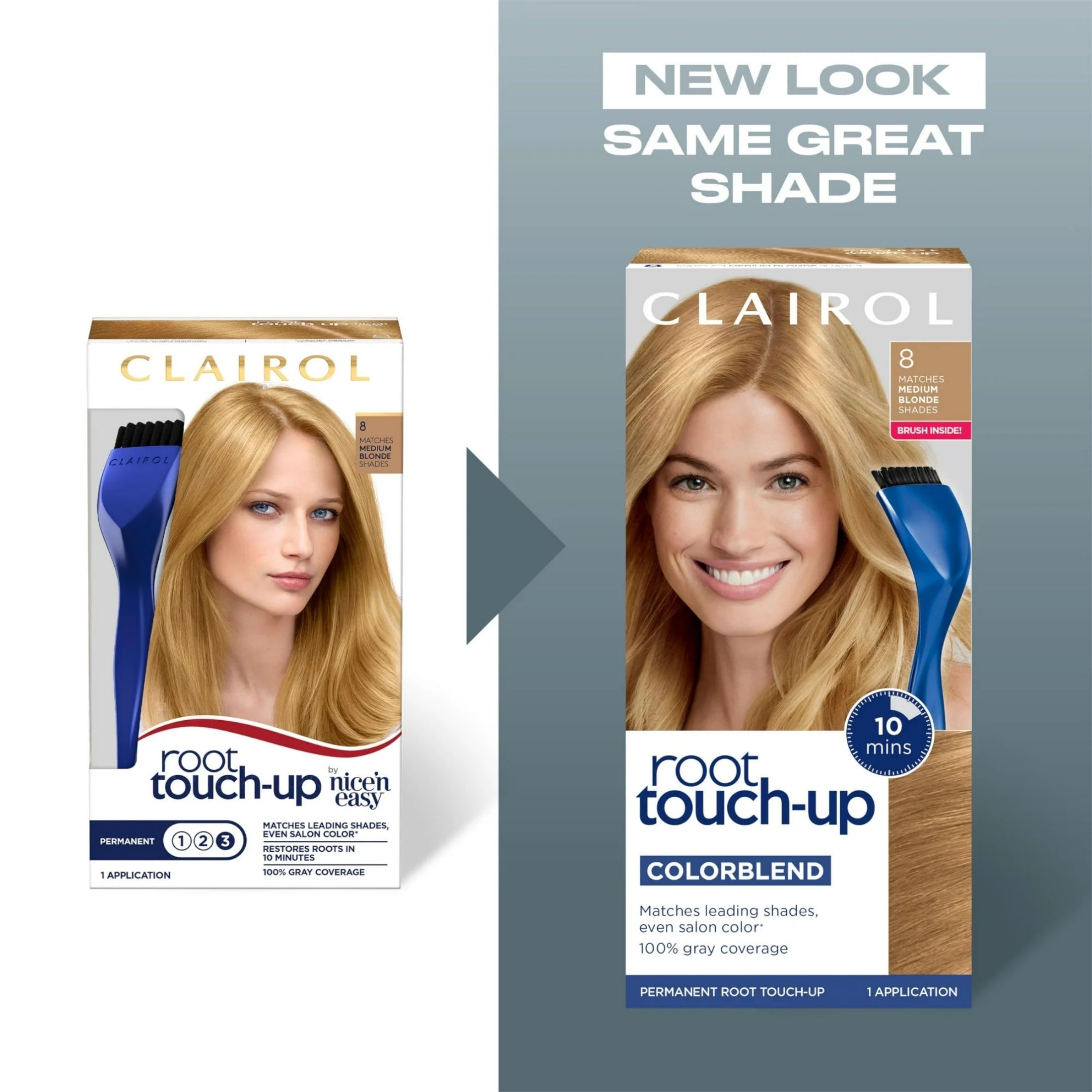 Clairol Root Touch Up By Nice' N Easy Dark Brown 4 Permanent Hair Color 1 Ea Box