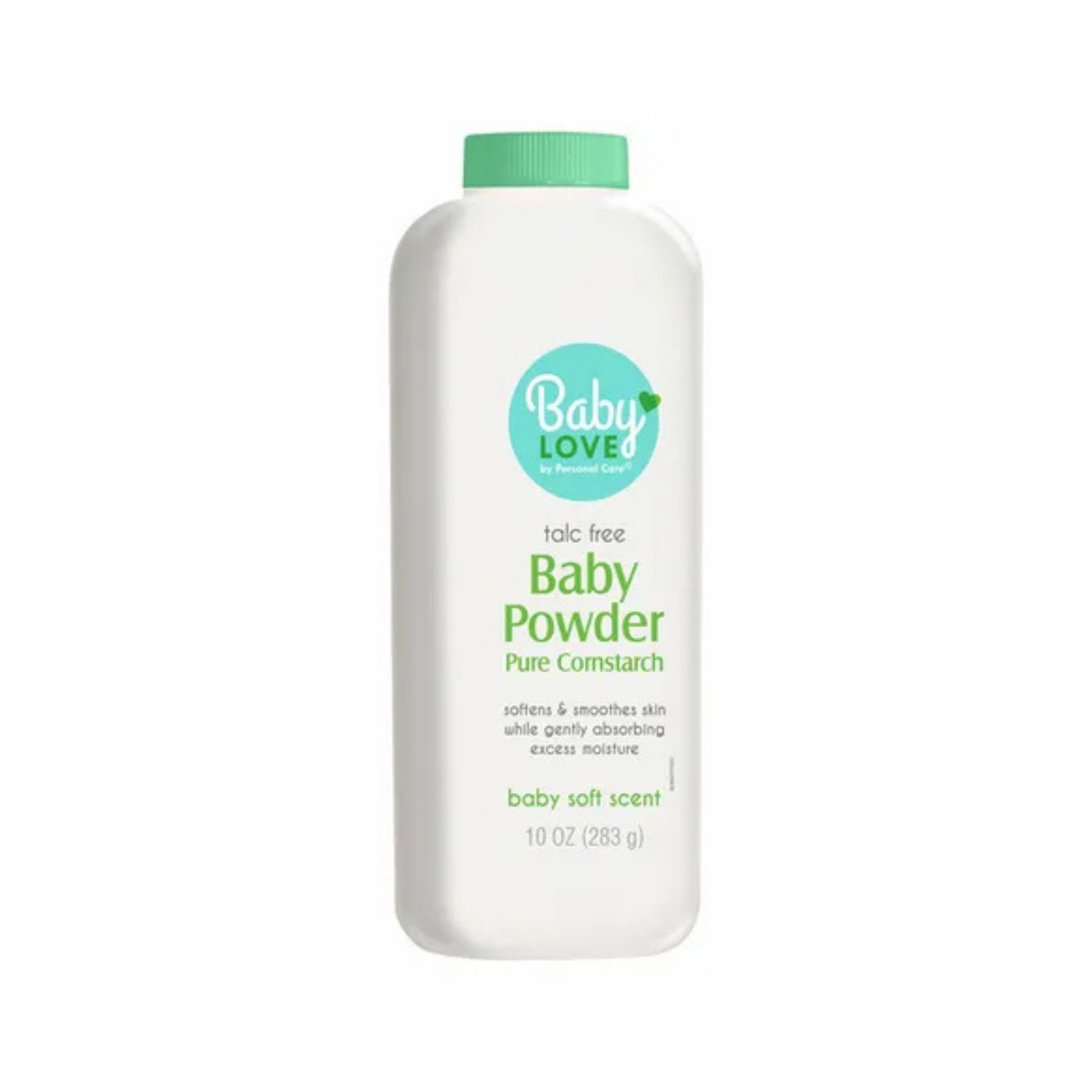 Baby Love Powder, Pure Cornstarch, 10-oz