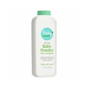 Baby Love Powder, Pure Cornstarch, 10-oz