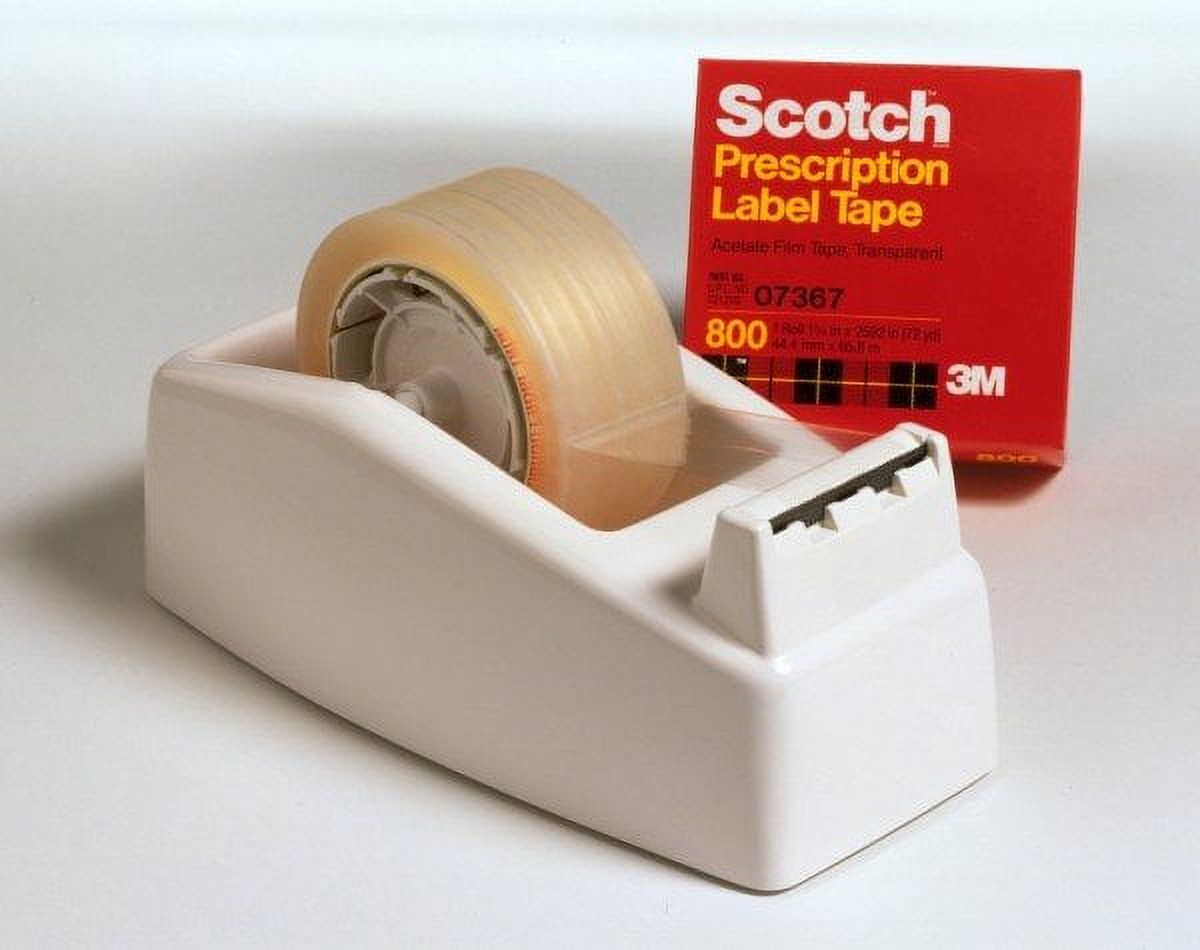 3M Scotch Boxed Prescription Label Tape - 1.75"X72 Yds