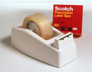3M Scotch Boxed Prescription Label Tape - 1.75"X72 Yds