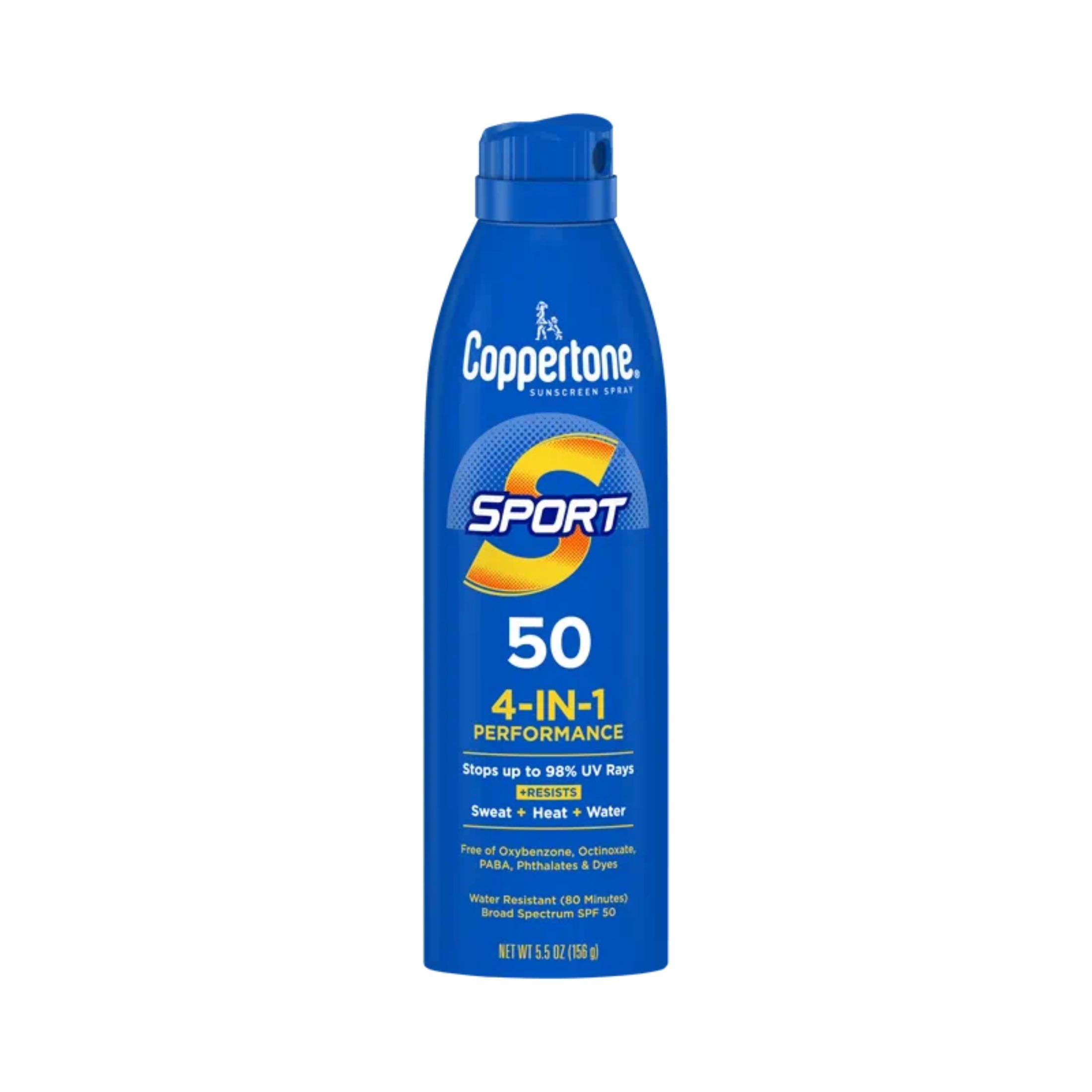 Coppertone Sport Sunscreen Continuous Spray Broad Spectrum SPF 50, 5.5 Ounces